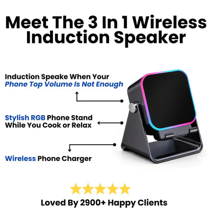 AuraAll™ 3 In 1 Phone Induction Speaker